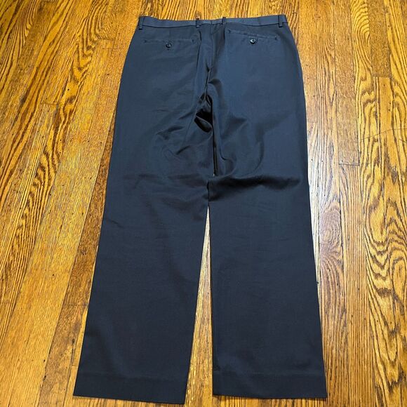 Banana Republic Mens 36x32 Non-Iron Tailored Slim Fit Dress Pants Trousers Navy - Picture 10 of 11